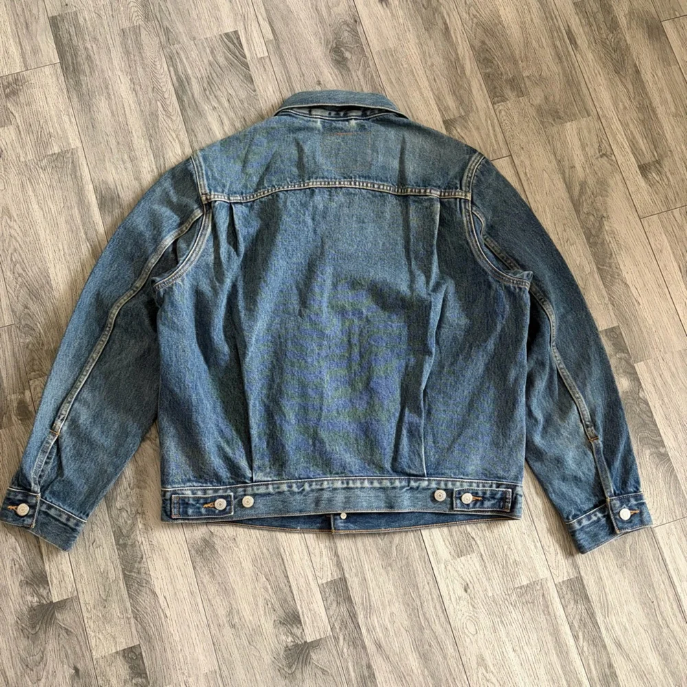 Levi’s x DENIM TEARS Dark Wash Blue Denim Type II Jacket Sample NWOT